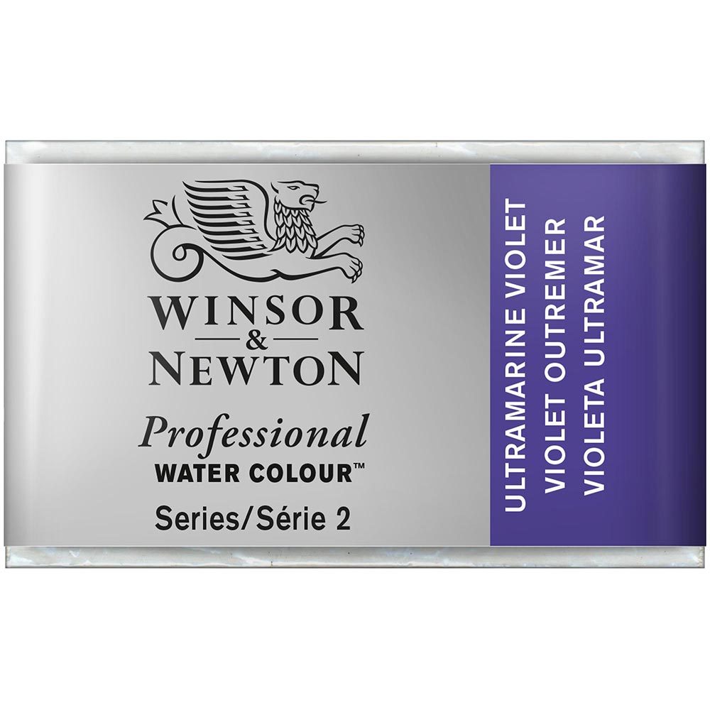 Winsor & Newton Professional Sulu Boya Ultramarine Violet 672 S.2 (Tam Tablet)