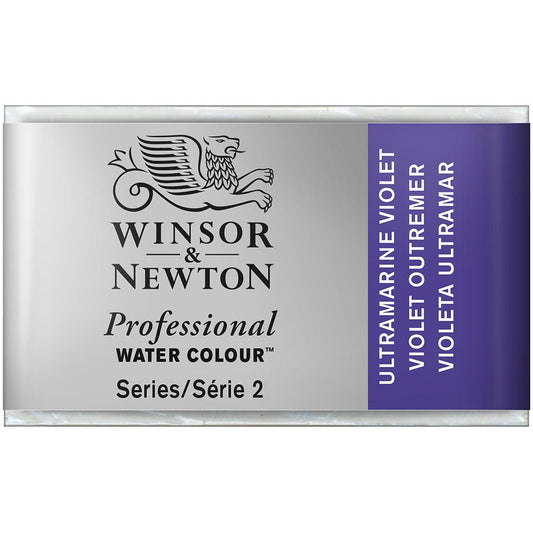 Winsor & Newton Professional Sulu Boya Ultramarine Violet 672 S.2 (Tam Tablet)