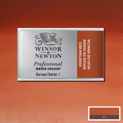 Winsor & Newton Professional Sulu Boya Venetian Red 678 S.1 (Tam Tablet)