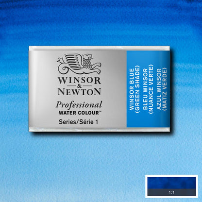 Winsor & Newton Professional Sulu Boya Winsor Blue (Green Shade) 707 S.1 (Tam Tablet)