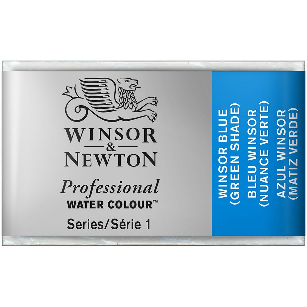 Winsor & Newton Professional Sulu Boya Winsor Blue (Green Shade) 707 S.1 (Tam Tablet)