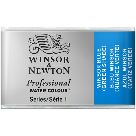 Winsor & Newton Professional Sulu Boya Winsor Blue (Green Shade) 707 S.1 (Tam Tablet)