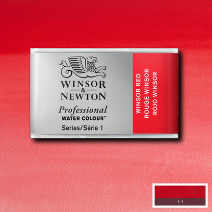 Winsor & Newton Professional Sulu Boya Winsor Red 726 S.1 (Tam Tablet)