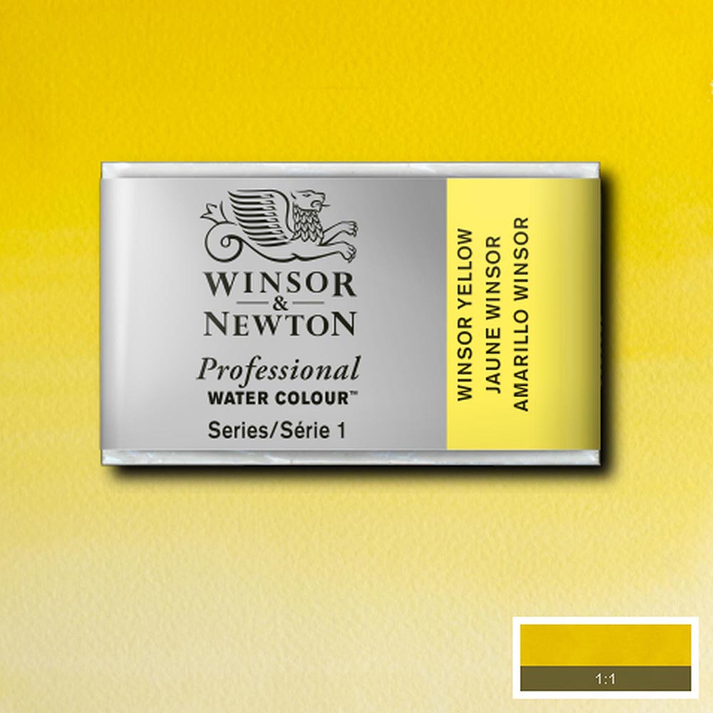 Winsor & Newton Professional Sulu Boya Winsor Yellow 730 S.1 (Tam Tablet)