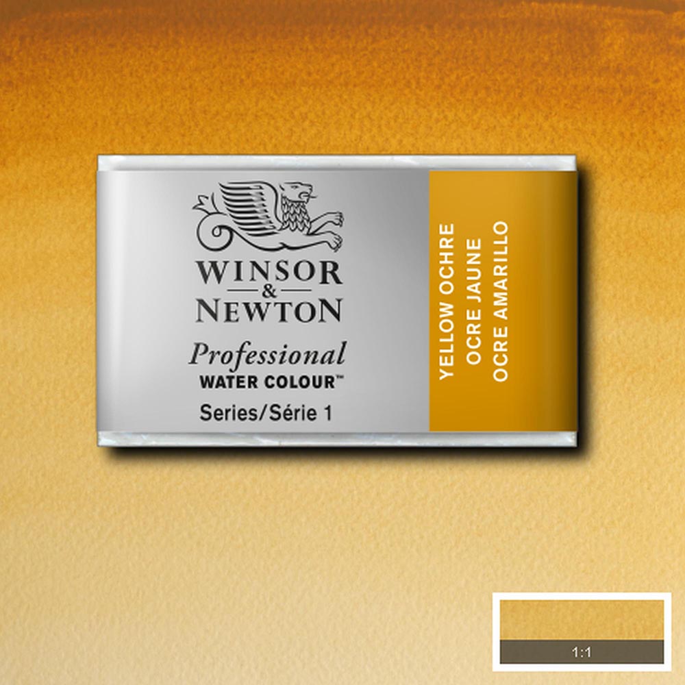 Winsor & Newton Professional Sulu Boya Yellow Ochre 744 S.1 (Tam Tablet)