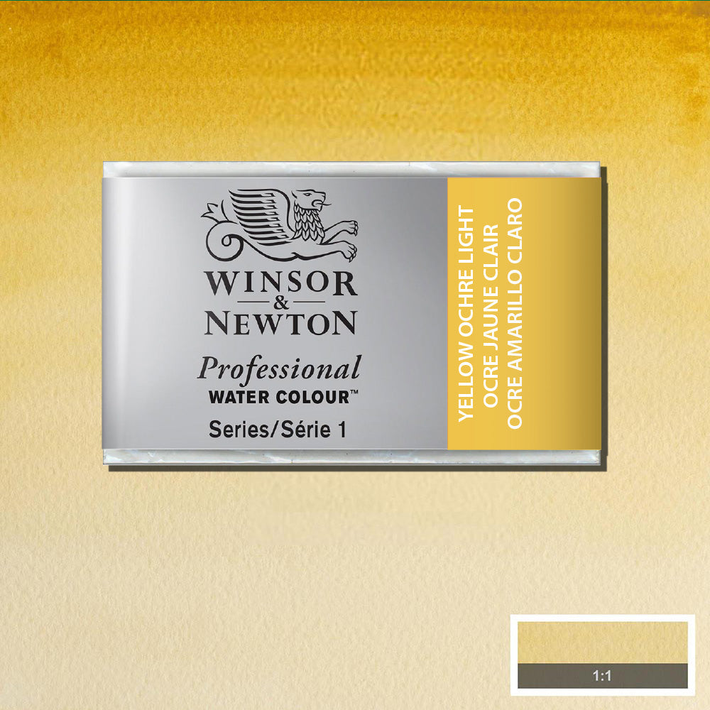 Winsor & Newton Professional Sulu Boya Yellow Ochre Light 745 S.1 (Tam Tablet)