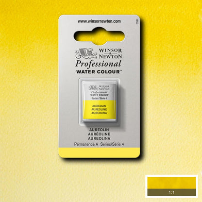 Winsor & Newton Professional Sulu Boya Aureolin 016 S.4 (Yarım Tablet)