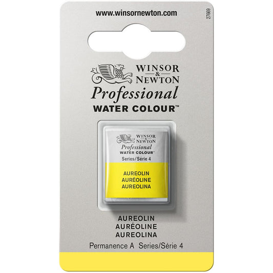 Winsor & Newton Professional Sulu Boya Aureolin 016 S.4 (Yarım Tablet)