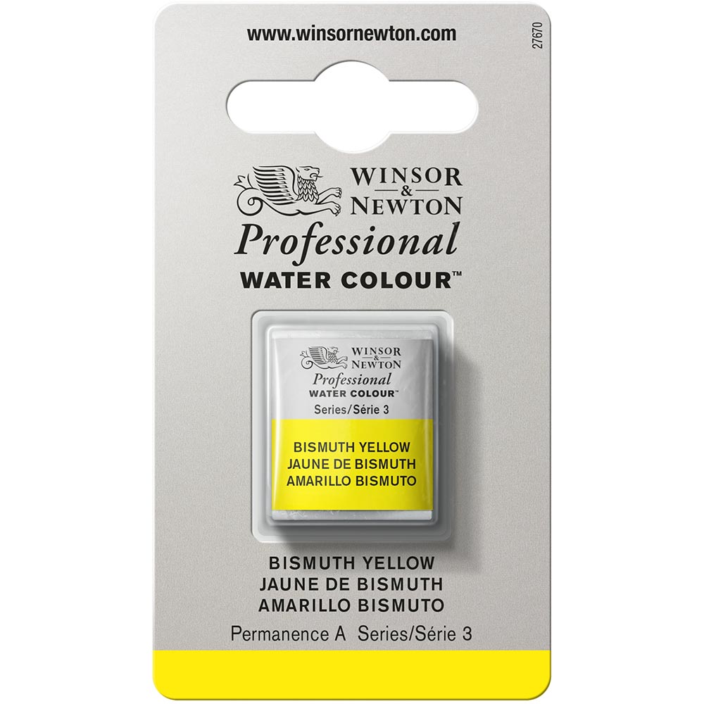 Winsor & Newton Professional Sulu Boya Bismuth Yellow 025 S.3 (Yarım Tablet)