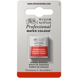 Winsor & Newton Professional Sulu Boya Brown Madder 056 S.1 (Yarım Tablet)