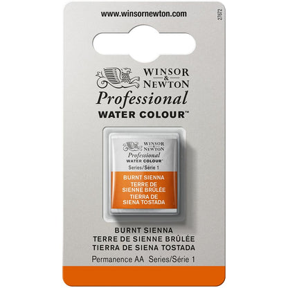 Winsor & Newton Professional Sulu Boya Burnt Sienna 074 S.1 (Yarım Tablet)
