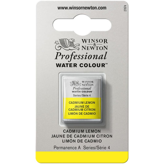 Winsor & Newton Professional Sulu Boya Cadmium Lemon 086 S.4 (Yarım Tablet)