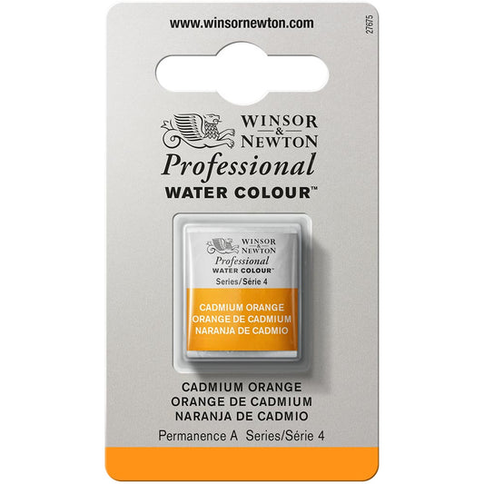 Winsor & Newton Professional Sulu Boya Cadmium Orange 089 S.4 (Yarım Tablet)