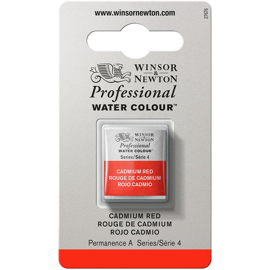 Winsor & Newton Professional Sulu Boya Cadmium Red 094 S.4 (Yarım Tablet)