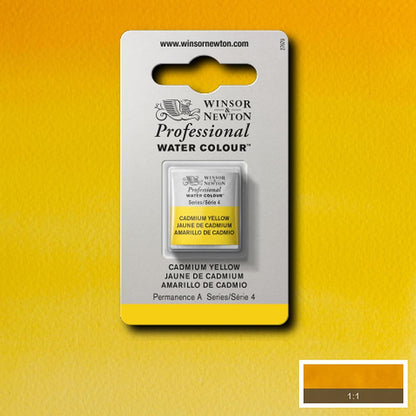 Winsor & Newton Professional Sulu Boya Cadmium Yellow 108 S.4 (Yarım Tablet)