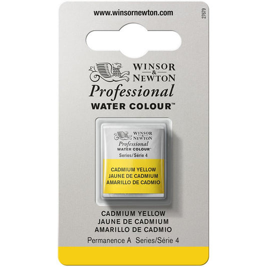 Winsor & Newton Professional Sulu Boya Cadmium Yellow 108 S.4 (Yarım Tablet)
