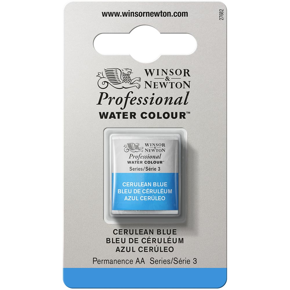 Winsor & Newton Professional Sulu Boya Cerulean Blue 137 S.3 (Yarım Tablet)