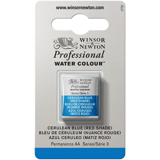 Winsor & Newton Professional Sulu Boya Cerulean Blue (Red Shade) 140 S.3 (Yarım Tablet)