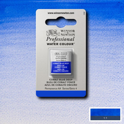 Winsor & Newton Professional Sulu Boya Cobalt Blue Deep 180 S.4 (Yarım Tablet)