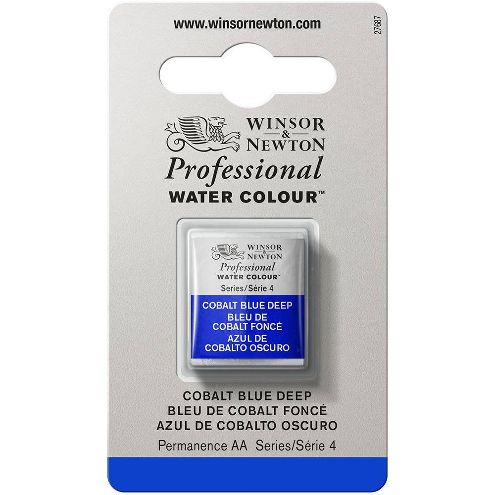 Winsor & Newton Professional Sulu Boya Cobalt Blue Deep 180 S.4 (Yarım Tablet)