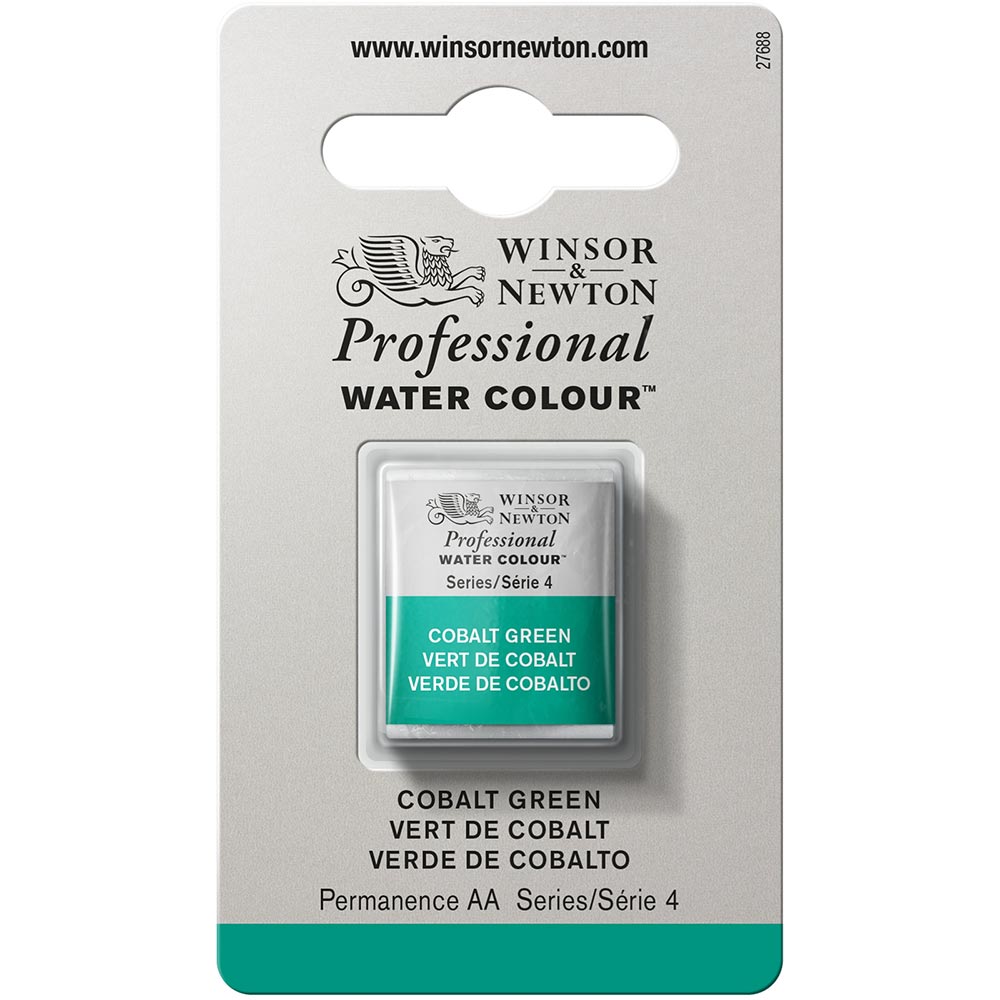 Winsor & Newton Professional Sulu Boya Cobalt Green 184 S.4 (Yarım Tablet)