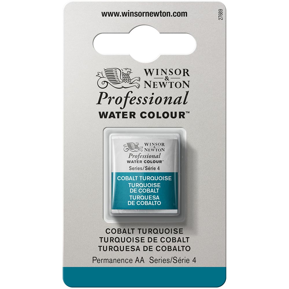 Winsor & Newton Professional Sulu Boya Cobalt Turquoise 190 S.4 (Yarım Tablet)