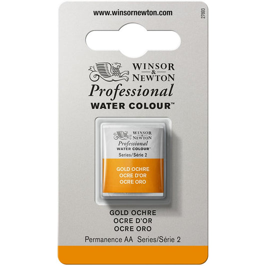 Winsor & Newton Professional Sulu Boya Gold Ochre 285 S.2 (Yarım Tablet)