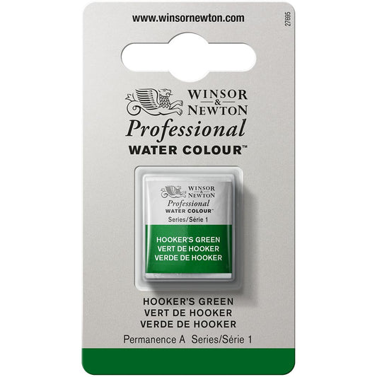 Winsor & Newton Professional Sulu Boya Hooker’s Green 311 S.1 (Yarım Tablet)