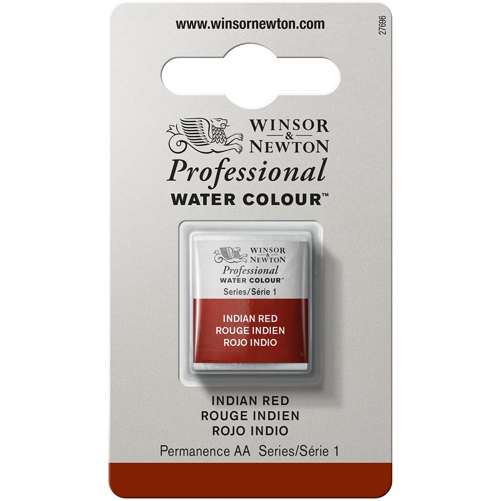 Winsor & Newton Professional Sulu Boya Indian Red 317 S.1 (Yarım Tablet)