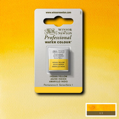 Winsor & Newton Professional Sulu Boya Indian Yellow 319 S.1 (Yarım Tablet)