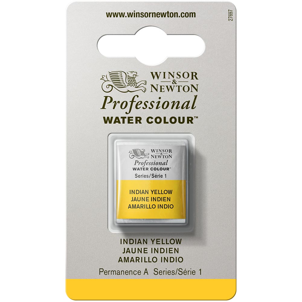Winsor & Newton Professional Sulu Boya Indian Yellow 319 S.1 (Yarım Tablet)