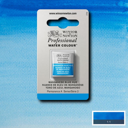 Winsor & Newton Professional Sulu Boya Manganese Blue Hue 379 S.2 (Yarım Tablet)