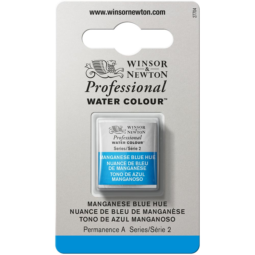 Winsor & Newton Professional Sulu Boya Manganese Blue Hue 379 S.2 (Yarım Tablet)