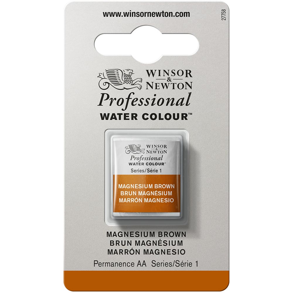 Winsor & Newton Professional Sulu Boya Magnesium Brown 381 S.1 (Yarım Tablet)