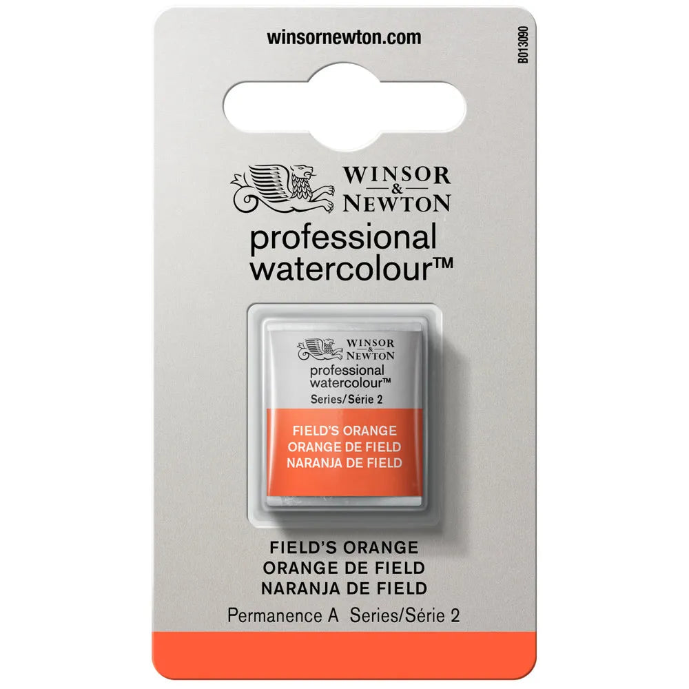 Winsor & Newton Professional Sulu Boya Yarım Tablet Field's Orange S.2