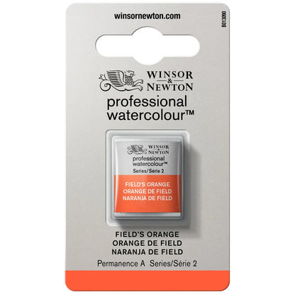 Winsor & Newton Professional Sulu Boya Yarım Tablet Field's Orange S.2