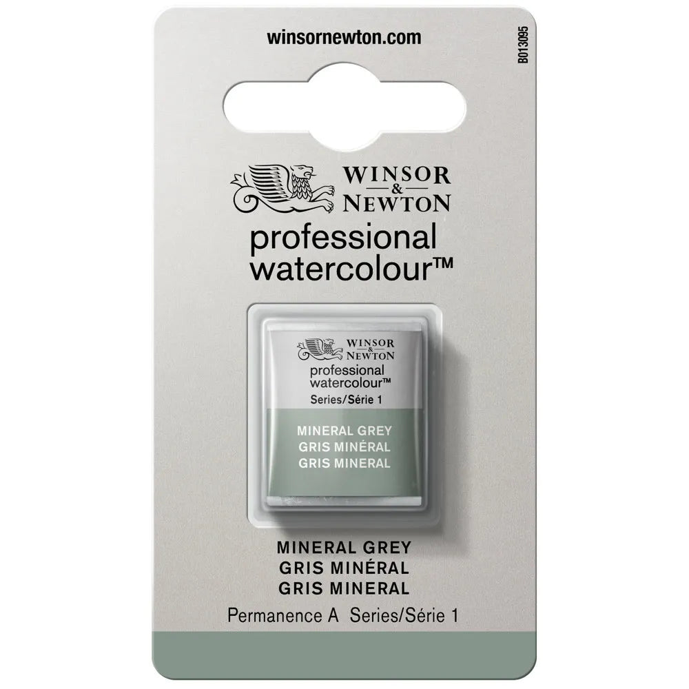 Winsor & Newton Professional Sulu Boya Yarım Tablet Mineral Grey S.1