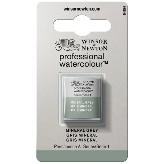 Winsor & Newton Professional Sulu Boya Yarım Tablet Mineral Grey S.1