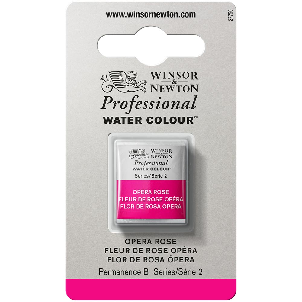 Winsor & Newton Professional Sulu Boya Opera Rose 448 S.2 (Yarım Tablet)