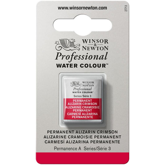 Winsor & Newton Professional Sulu Boya Permanent Alizarin Crimson 466 S.3 (Yarım Tablet)