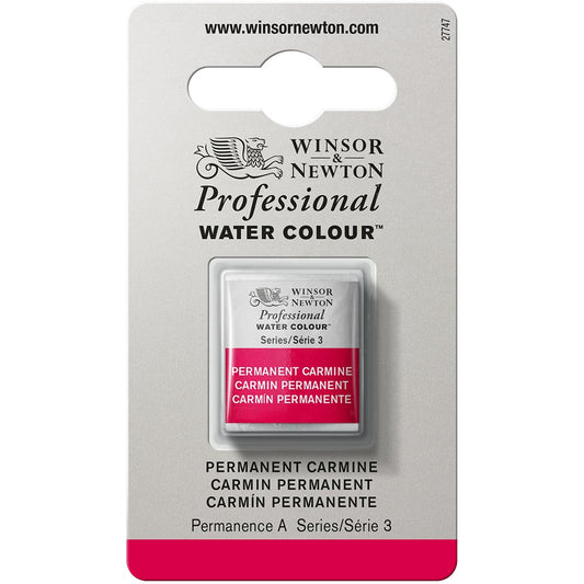 Winsor & Newton Professional Sulu Boya Permanent Carmine 479 S.3 (Yarım Tablet)