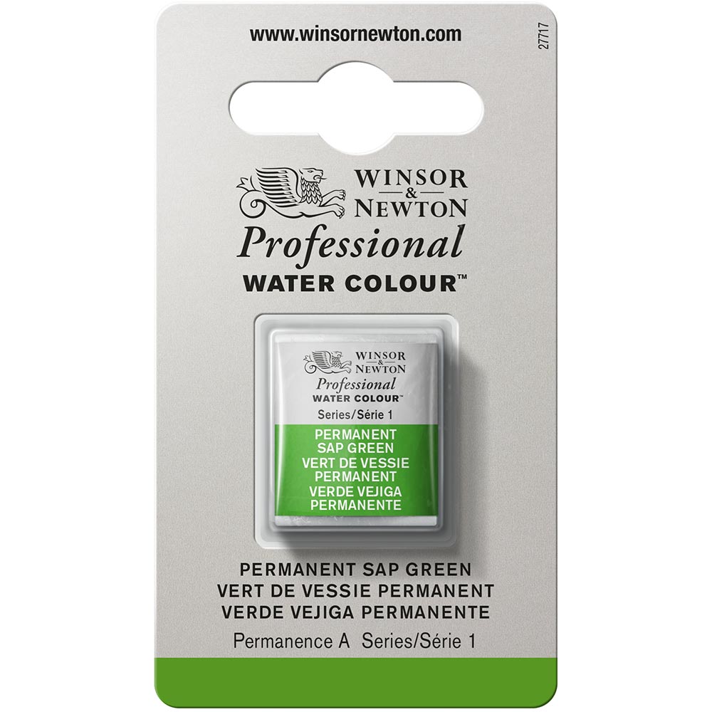 Winsor & Newton Professional Sulu Boya Permanent Sap Green 503 S.1 (Yarım Tablet)
