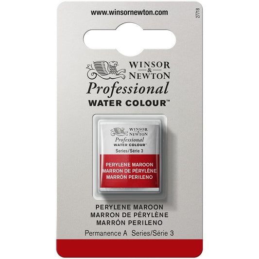 Winsor & Newton Professional Sulu Boya Perylene Maroon 507 S.3 (Yarım Tablet)