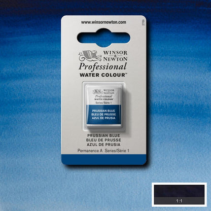 Winsor & Newton Professional Sulu Boya Prussian Blue 538 S.1 (Yarım Tablet)