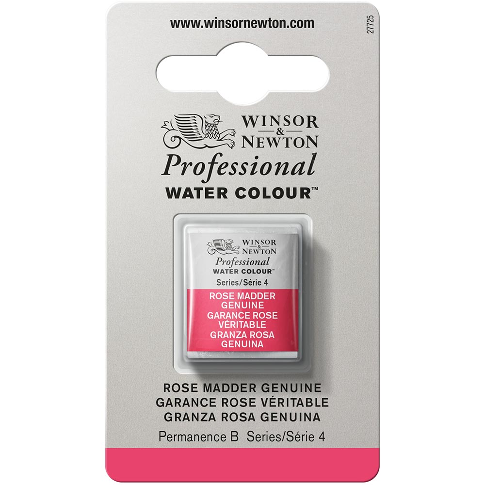 Winsor & Newton Professional Sulu Boya Rose Madder Genuine 587 S.4 (Yarım Tablet)