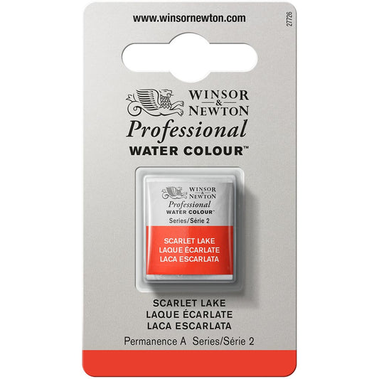 Winsor & Newton Professional Sulu Boya Scarlet Lake 603 S.2 (Yarım Tablet)