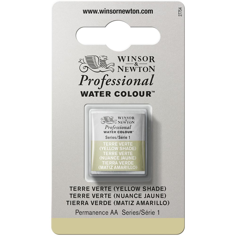 Winsor & Newton Professional Sulu Boya Terre Verte (Yellow Shade) 638 S.1 (Yarım Tablet)