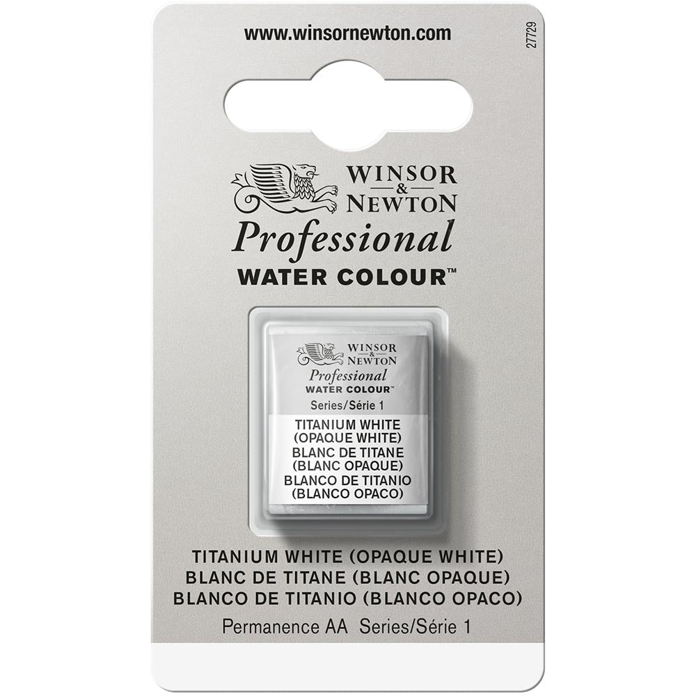Winsor & Newton Professional Sulu Boya Titanium White 644 S.1 (Yarım Tablet)