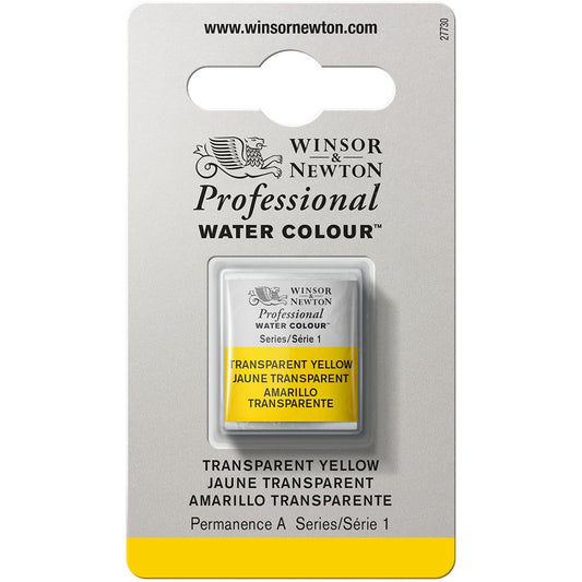 Winsor & Newton Professional Sulu Boya Transparent Yellow 653 S.1 (Yarım Tablet)
