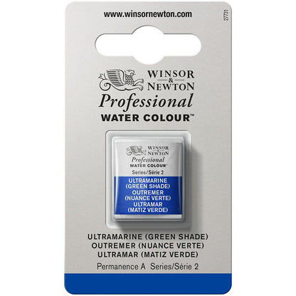 Winsor & Newton Professional Sulu Boya Ultramarine (Green Shade) 667 S.2 (Yarım Tablet)